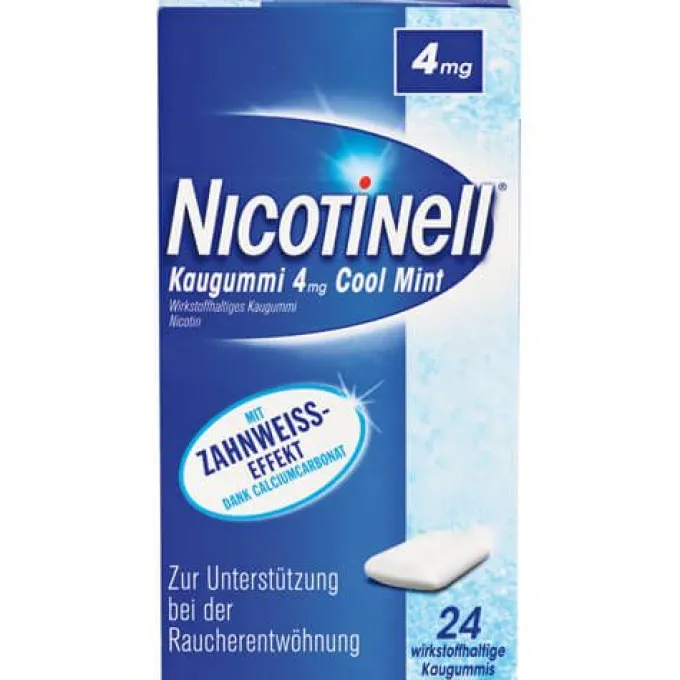 NICOTINELL Kaugummi Cool Mint 4 mg 24 St