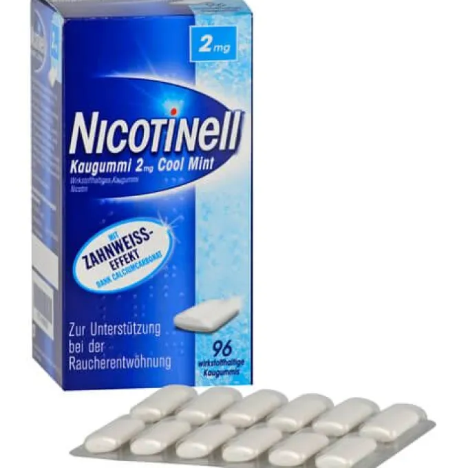 NICOTINELL Kaugummi Cool Mint 2 mg 96 St