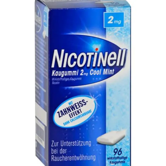 NICOTINELL Kaugummi Cool Mint 2 mg 96 St