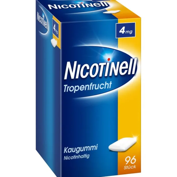 NICOTINELL Kaugummi Tropenfrucht 4 mg 96 St