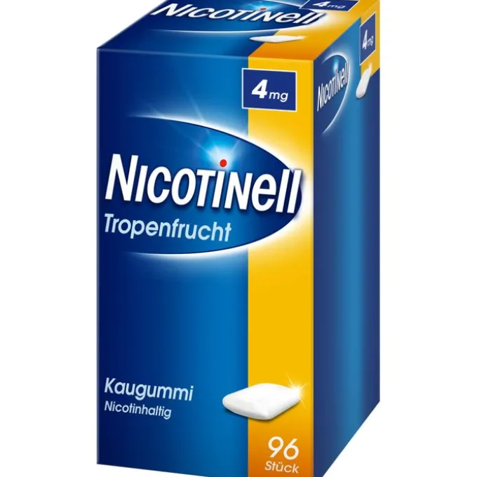 NICOTINELL Kaugummi Tropenfrucht 4 mg 96 St