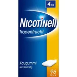 NICOTINELL Kaugummi Tropenfrucht 4 mg 96 St