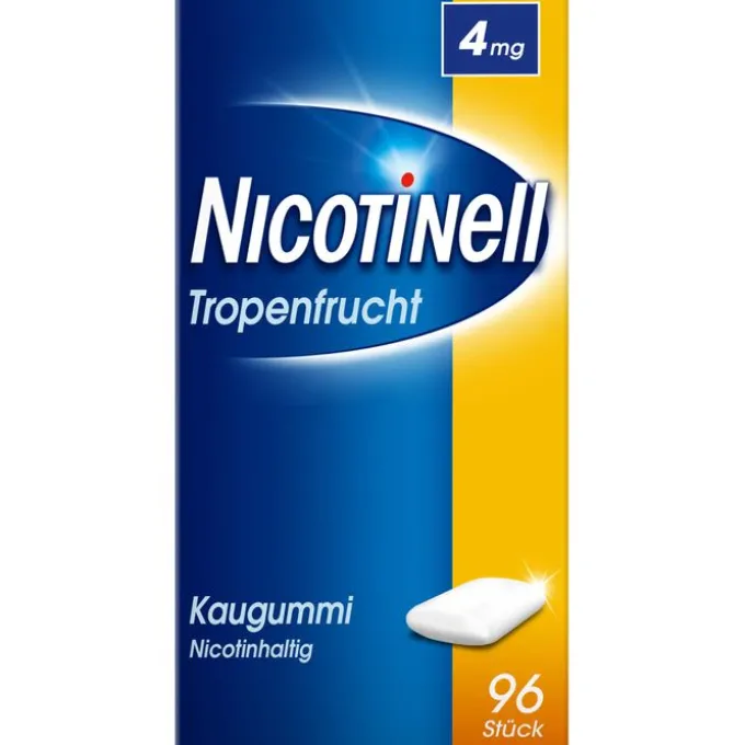 NICOTINELL Kaugummi Tropenfrucht 4 mg 96 St