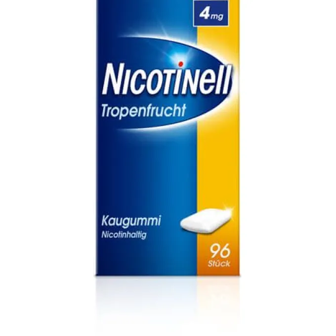 NICOTINELL Kaugummi Tropenfrucht 4 mg 96 St