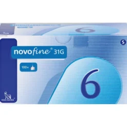 NOVOFINE Nadeln 0,25x6 mm 100 St