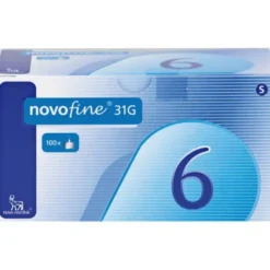 NOVOFINE Nadeln 0,25x6 mm 100 St