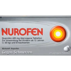 NUROFEN Ibuprofen 400 mg überzogene Tabletten 24 St