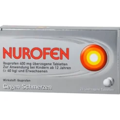 NUROFEN Ibuprofen 400 mg überzogene Tabletten 24 St