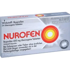 NUROFEN Ibuprofen 400 mg überzogene Tabletten 24 St