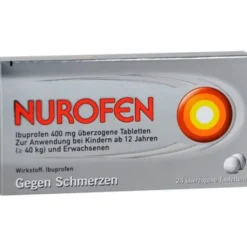 NUROFEN Ibuprofen 400 mg überzogene Tabletten 24 St