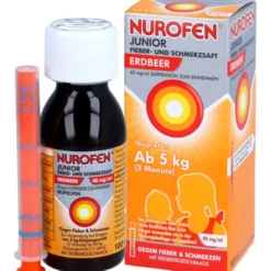 NUROFEN Junior Fieber-u.Schmerzsaft Erdbe.40 mg/ml 100 ml
