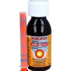 NUROFEN Junior Fieber-u.Schmerzsaft Erdbe.40 mg/ml 100 ml