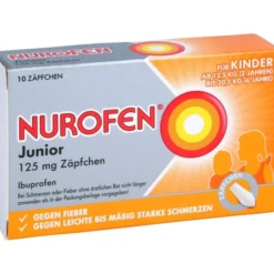 NUROFEN Junior 125 mg Zäpfchen 10 St