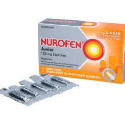 NUROFEN Junior 125 mg Zäpfchen 10 St