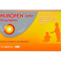 NUROFEN Junior 125 mg Zäpfchen 10 St