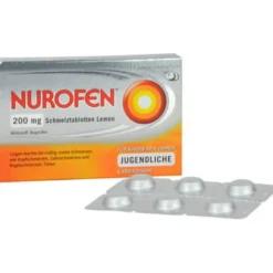 NUROFEN 200 mg Schmelztabletten Lemon 12 St