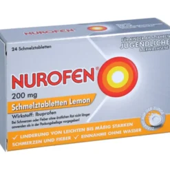 NUROFEN 200 mg Schmelztabletten Lemon 24 St
