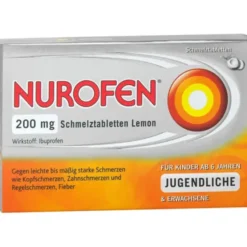 NUROFEN 200 mg Schmelztabletten Lemon 24 St
