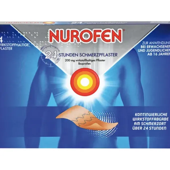 NUROFEN 24-Stunden Schmerzpflaster 200 mg 4 St