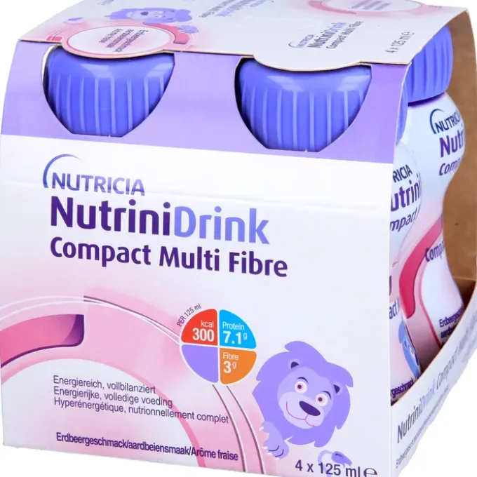 NUTRINIDRINK Compact MultiFibre Erdbeere 32 Stück