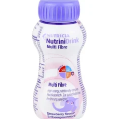 NUTRINIDRINK MultiFibre Erdbeergeschmack 200 ml