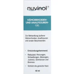 NUVINOL Hämorrhoiden-Gel und Analfissuren-Gel 40 ml
