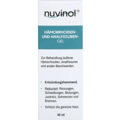 NUVINOL Hämorrhoiden-Gel und Analfissuren-Gel 40 ml