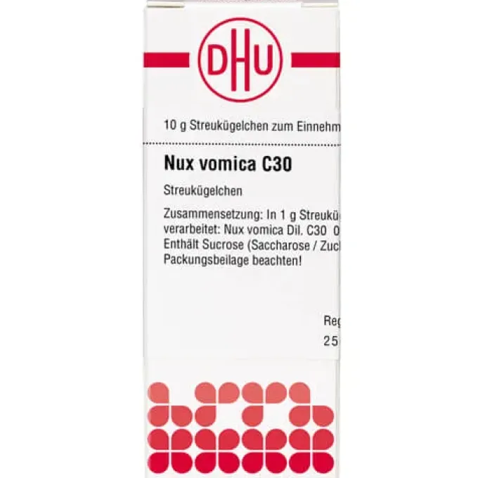NUX VOMICA C 30 Globuli 10 g
