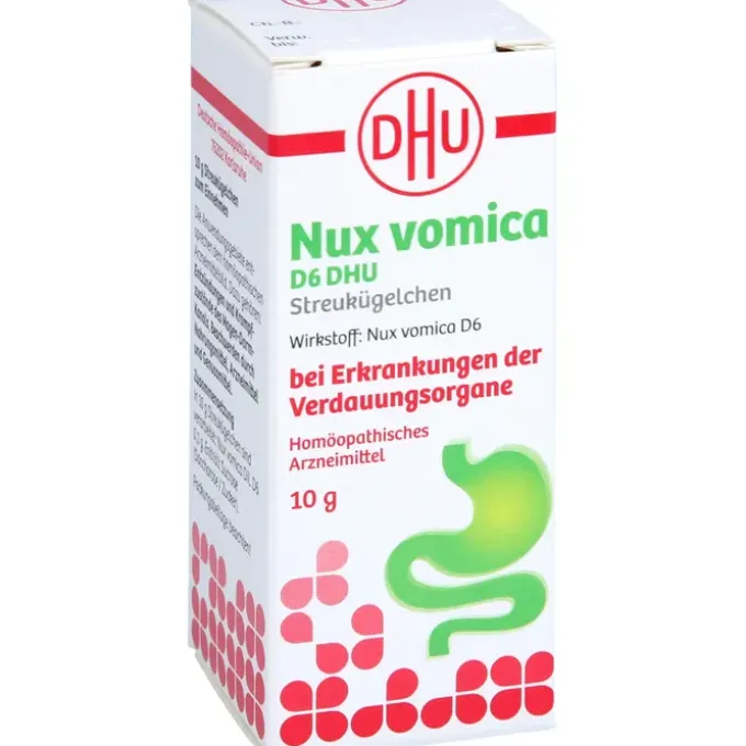 NUX VOMICA D 6 DHU Glob.bei Erkr.d.Verdauungsorg. 10 g