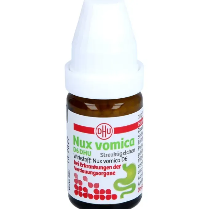 NUX VOMICA D 6 DHU Glob.bei Erkr.d.Verdauungsorg. 10 g