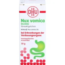 NUX VOMICA D 6 DHU Glob.bei Erkr.d.Verdauungsorg. 10 g