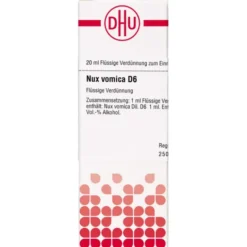 NUX VOMICA D 6 Dilution 20 ml