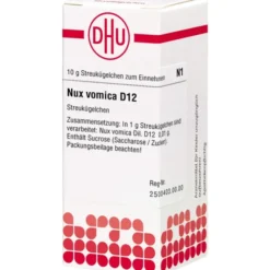 NUX VOMICA D 12 Globuli 10 g