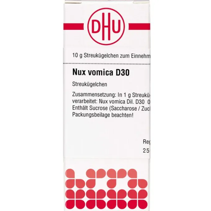 NUX VOMICA D 30 Globuli 10 g