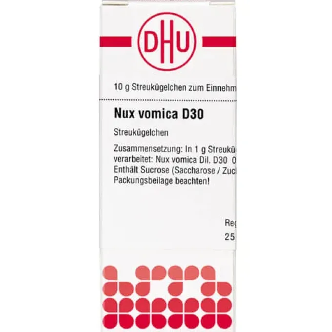 NUX VOMICA D 30 Globuli 10 g