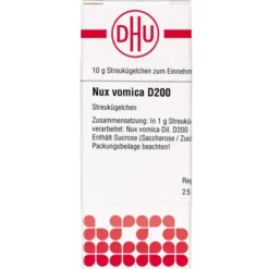 NUX VOMICA D 200 Globuli 10 g