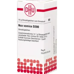 NUX VOMICA D 200 Globuli 10 g