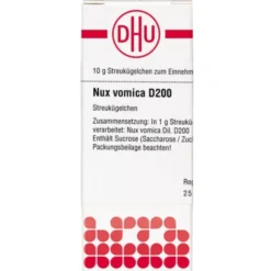 NUX VOMICA D 200 Globuli 10 g