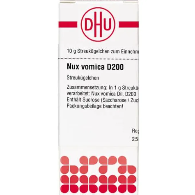 NUX VOMICA D 200 Globuli 10 g