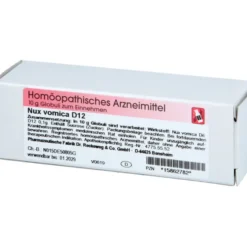 NUX VOMICA D 12 Globuli 10 g