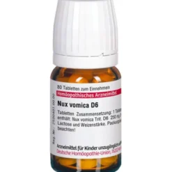 NUX VOMICA D 6 Tabletten 80 St