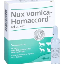 NUX VOMICA HOMACCORD ad us.vet.Ampullen 5 St