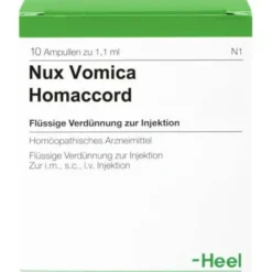 NUX VOMICA HOMACCORD Ampullen 10 St