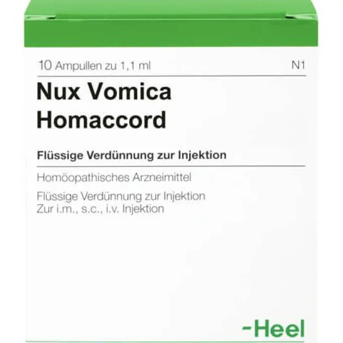 NUX VOMICA HOMACCORD Ampullen 10 St