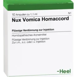NUX VOMICA HOMACCORD Ampullen 10 St