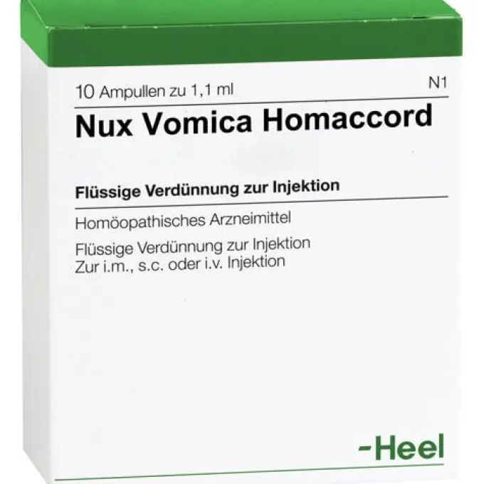 NUX VOMICA HOMACCORD Ampullen 10 St