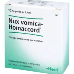 NUX VOMICA HOMACCORD Ampullen 10 St