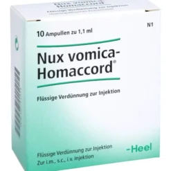 NUX VOMICA HOMACCORD Ampullen 10 St