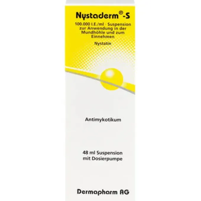 NYSTADERM S Suspension Dosierpumpe 48 ml