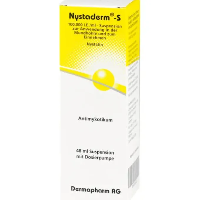NYSTADERM S Suspension Dosierpumpe 48 ml